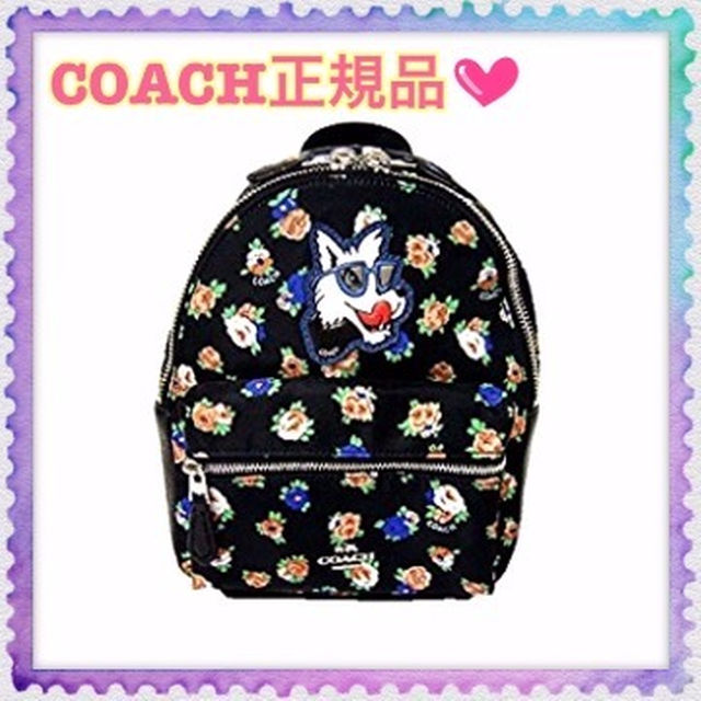 COACH(コーチ)の未使用 コーチ COACH 鞄 ミニ バック 黒 F57636 正規品 レディースのバッグ(リュック/バックパック)の商品写真