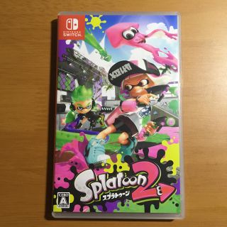 ニンテンドースイッチ(Nintendo Switch)の【送料無料】 スプラトゥーン2 ソフト 【美品】(家庭用ゲームソフト)