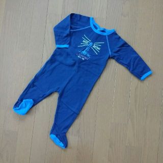 プチバトー(PETIT BATEAU)の未使用近い12m/74cm　プチバトー(カバーオール)