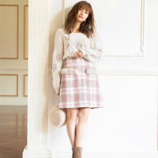 ジルバイジルスチュアート(JILL by JILLSTUART)の完売品！ジルバイジルスチュアートモールラインチェックスカート(ミニスカート)