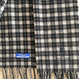 バーバリーブルーレーベル(BURBERRY BLUE LABEL)の超美品❗️BURBERRY BLUE LABEL カシミヤマフラー(マフラー/ショール)