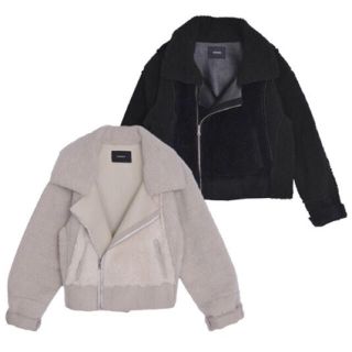 エモダ(EMODA)のEMODA TEDDY BOMBER CO(ライダースジャケット)