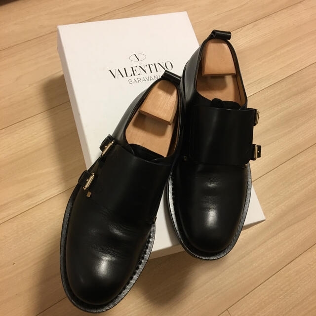 VALENTINO ヴァレンティノ  ダブルモンク レザーシューズ サイズ41ドレス/ビジネス