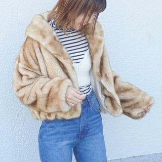 アナザーエディション(ANOTHER EDITION)のanother edition ❤︎  fakefur coat(毛皮/ファーコート)