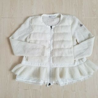 モンクレール(MONCLER)の新品タグ付MoncrelダウンカーディガンsizeＬ(カーディガン)