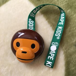 アベイシングエイプ(A BATHING APE)のBAPE kids☆おしゃぶり ガーゼホルダー☆中古☆送料込み(その他)