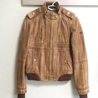 TOMMY HILFIGER - 新品☆ヒルフィガーデニム 羊革 レザージャケット