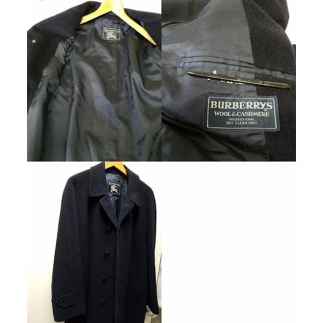 BURBERRY(バーバリー)の値下げ BURBERRYS バーバリーズ ロングコート カシミヤ ウール100％ メンズのジャケット/アウター(ピーコート)の商品写真