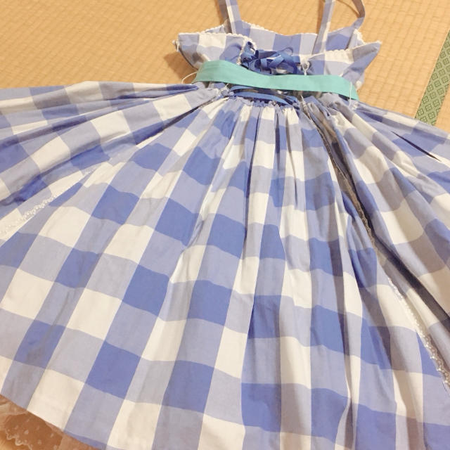 Angelic Pretty(アンジェリックプリティー)のAngelic Pretty ギンガムチェックJSK レディースのワンピース(ひざ丈ワンピース)の商品写真