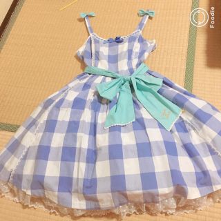 アンジェリックプリティー(Angelic Pretty)のAngelic Pretty ギンガムチェックJSK(ひざ丈ワンピース)