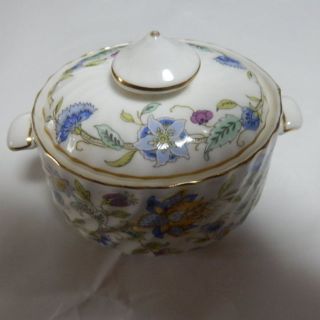 ミントン(MINTON)のMINTON HADDON HALL BLUE シュガーポット　５０周年(食器)