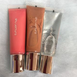 シュウウエムラ(shu uemura)のshu uemuraリップグロス♪3本セット♪(リップグロス)