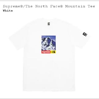 シュプリーム(Supreme)のM送料込　Supreme the north face mountain tee(Tシャツ/カットソー(半袖/袖なし))