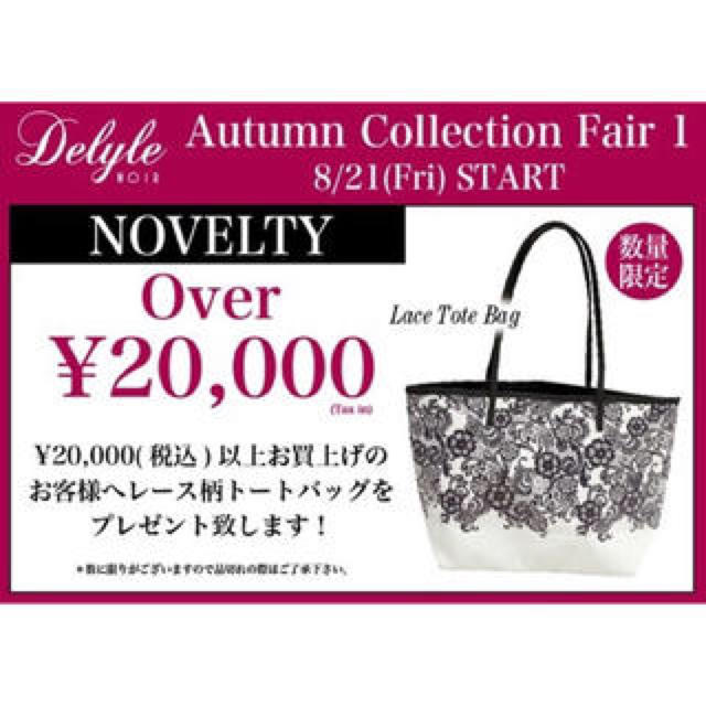 Delyle NOIR(デイライルノアール)のデイライル レース柄 トートバッグ リエンダ リゼクシー レディー ダチュラ レディースのバッグ(トートバッグ)の商品写真