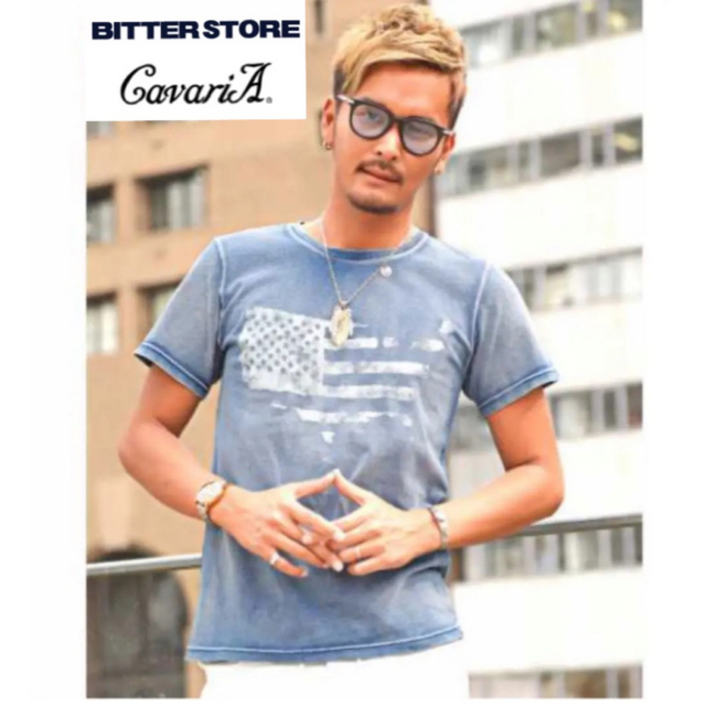 CavariA(キャバリア)のCavariA VICCI ビッチ AFAME アフェイム 半袖 トップス メンズのトップス(Tシャツ/カットソー(半袖/袖なし))の商品写真