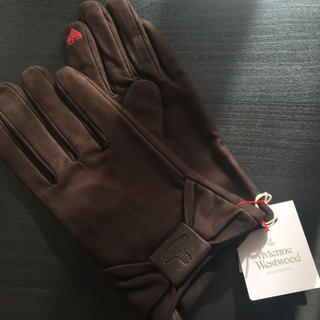 ヴィヴィアンウエストウッド(Vivienne Westwood)の正規品新品♡ヴィヴィアン レディース レザースマホ手袋(手袋)