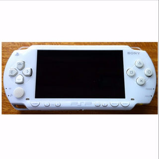 PlayStation Portable - PSP-1000 本体 白 バッテリー付き 動作確認済