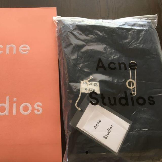 ファッション小物【ラスト1点】アクネ　ストール　ブラック AcneStudios