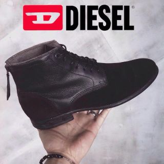 ディーゼル(DIESEL)のディーゼル（DIESEL） 伊製 ジッパー開閉 スエード ドレス ゴアブーツ(ブーツ)