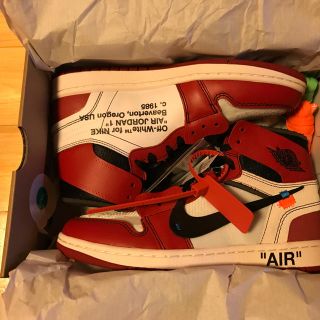 オフホワイト(OFF-WHITE)のJORDAN 1 × OFF WHITE コラボ THE 10(スニーカー)