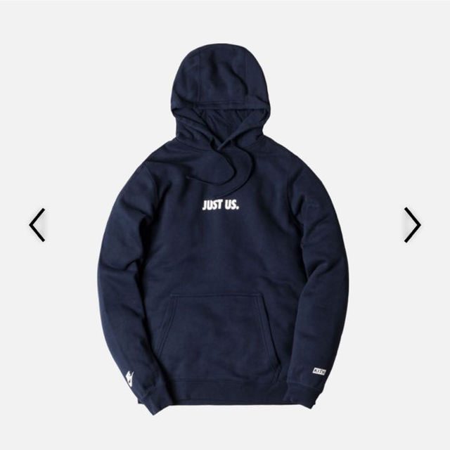 NIKE(ナイキ)のJTSK様専用 KITH NIKE JUST US HOODIE NAVY メンズのトップス(パーカー)の商品写真