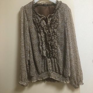 ダブルクローゼット(w closet)のw closet ヒョウ柄 ブラウス(シャツ/ブラウス(長袖/七分))