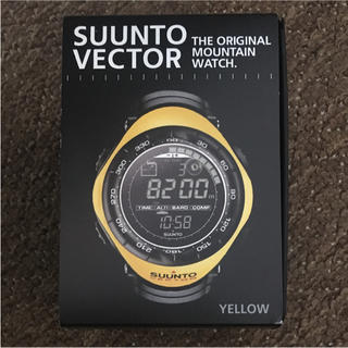 スント(SUUNTO)の【新品・未使用】SUUNTO VECTOR YELLOW(腕時計(デジタル))