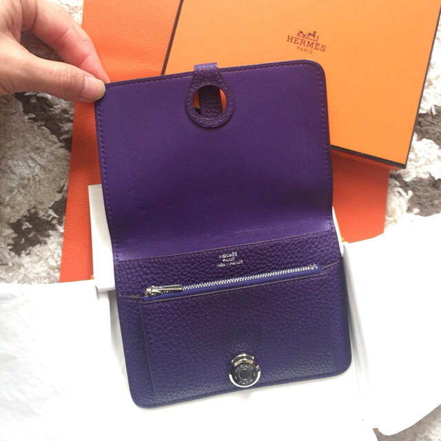 Hermes(エルメス)の✨超美品✨HERMES エルメス ドゴン コンパクト アイリス レディースのファッション小物(財布)の商品写真