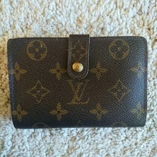 ルイヴィトン(LOUIS VUITTON)のLouis Vitton ルイヴィトン がま口 二つ折り 財布 ダメージあり(財布)