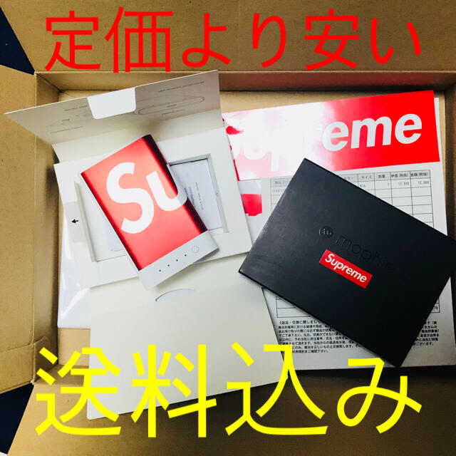 Supreme(シュプリーム)のSupreme®/mophie® encore 10k スマホ/家電/カメラのスマートフォン/携帯電話(バッテリー/充電器)の商品写真