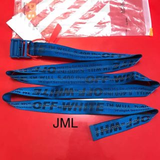 オフホワイト(OFF-WHITE)の希少 限定カラー OFF-WHITE INDUSTRIAL BELT BLUE(ベルト)