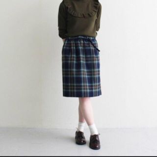 ドットアンドストライプスチャイルドウーマン(Dot&Stripes CHILDWOMAN)のDot＆Stripes CHILD WOMAN✽チェックスカート(ひざ丈スカート)