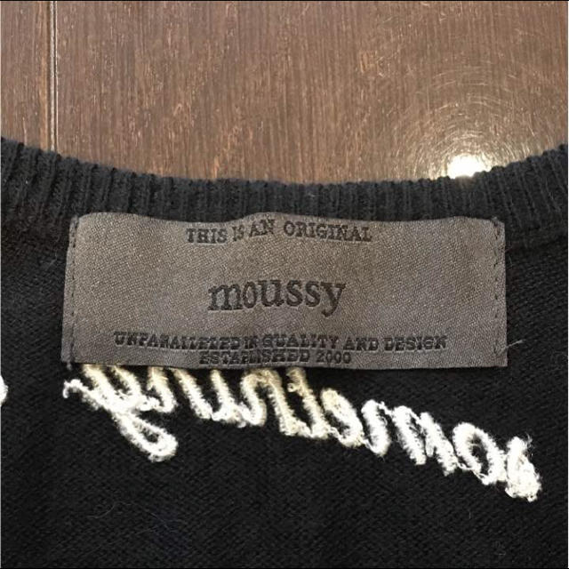 moussy(マウジー)のマウジー☆ニットワンピース レディースのワンピース(ミニワンピース)の商品写真