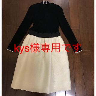 エムズグレイシー(M'S GRACY)のkys様ご専用‼️カタログ掲載ワンピース 38 新品未使用(ひざ丈ワンピース)