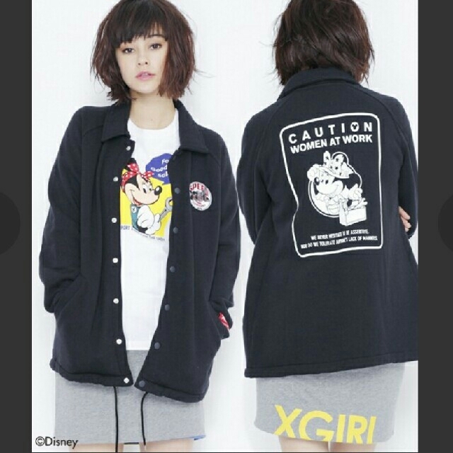 X-girl(エックスガール)のX-GIRL ブルゾン WARK STYLE MINNIE レディースのジャケット/アウター(ブルゾン)の商品写真