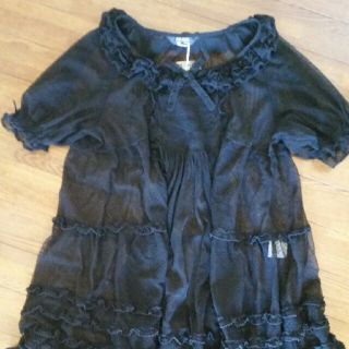 ピンクハウス ドットチュールチュニック