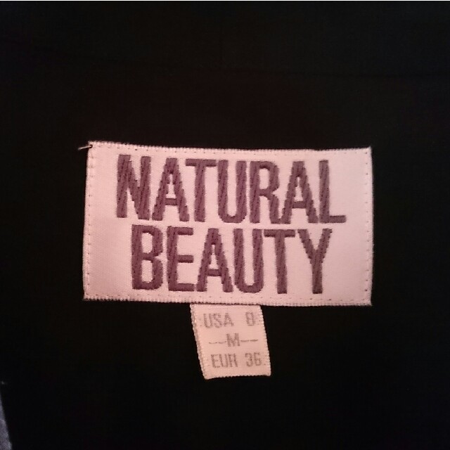 NATURAL BEAUTY(ナチュラルビューティー)の※ねむこ様専用※【美品】ナチュラルビューティー  ブラウスワンピース  M  黒 レディースのワンピース(ひざ丈ワンピース)の商品写真