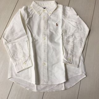 ラルフローレン(Ralph Lauren)のラルフローレン ダンガリー白シャツ 110 美品(ブラウス)