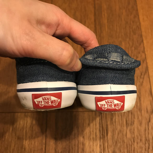 VANS(ヴァンズ)のVANS １8センチ  デニム キッズ/ベビー/マタニティのキッズ靴/シューズ(15cm~)(スニーカー)の商品写真