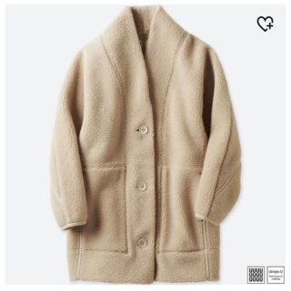 ユニクロ(UNIQLO)の新品未使用 UNIQLO U フリースカーディガン S(カーディガン)