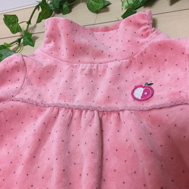 3can4on(サンカンシオン)の3can4on  ベロアトップス 90 キッズ/ベビー/マタニティのキッズ服女の子用(90cm~)(ニット)の商品写真