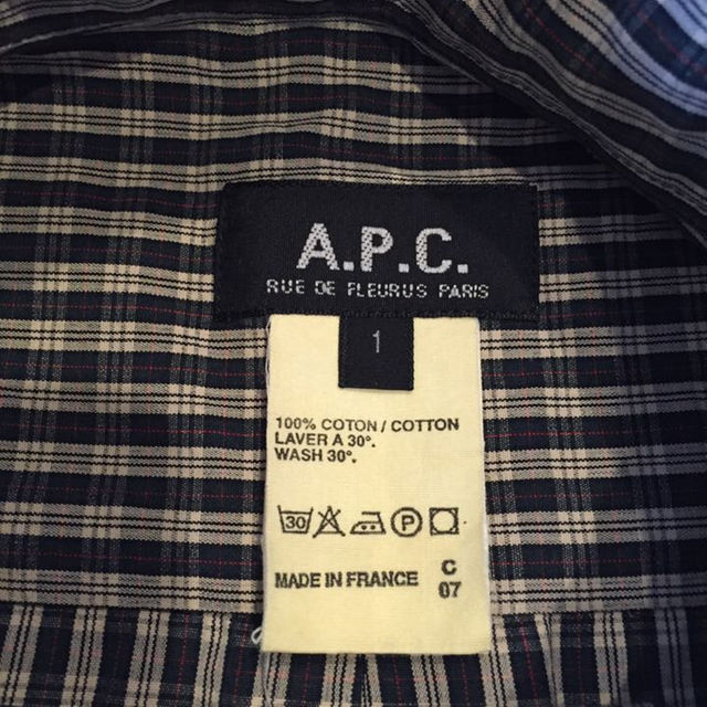 A.P.C(アーペーセー)のA.P.C.☆メンズ 半袖シャツ S メンズのトップス(シャツ)の商品写真