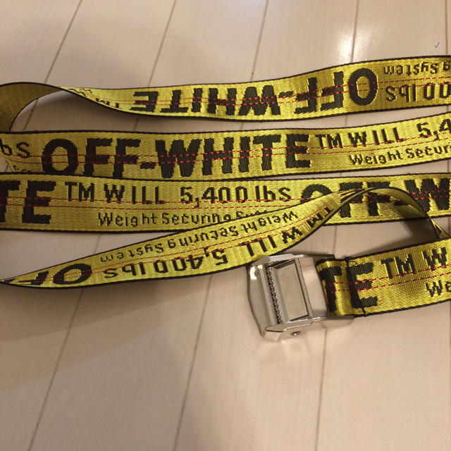 オフホワイト off-white ロングベルト ガチャベルト | フリマアプリ ラクマ