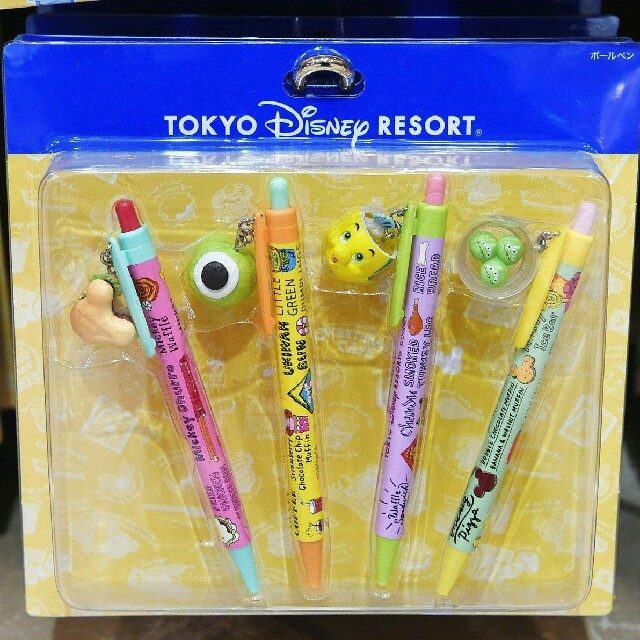 東京ディズニーリゾート限定　シャーペンセット　フード　お菓子マスコット