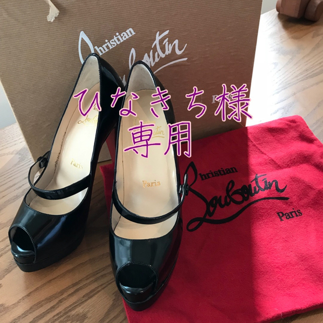 【美品】Christian Louboutin ハイヒール 35.5素材レザー