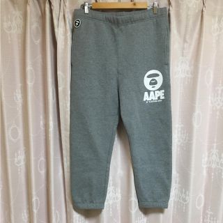 アベイシングエイプ(A BATHING APE)のエーエイプ バイ ア ベイシング エイプ スウェット パンツ Mサイズ グレー(その他)