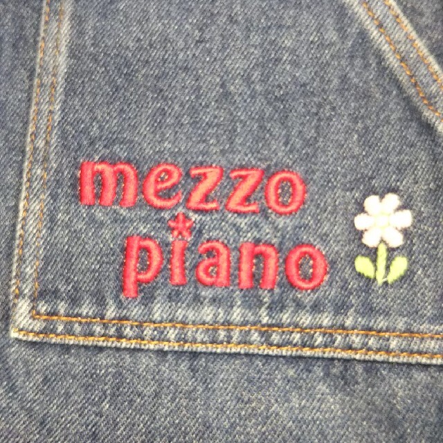 mezzo piano(メゾピアノ)のmezzo piano デニム・スカート キッズ/ベビー/マタニティのキッズ服女の子用(90cm~)(スカート)の商品写真