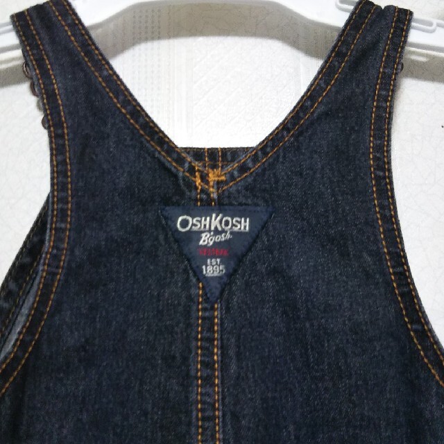 OshKosh(オシュコシュ)の【売約済み】OSHKOSH B'gosh デニム・オーバーオール キッズ/ベビー/マタニティのベビー服(~85cm)(カバーオール)の商品写真