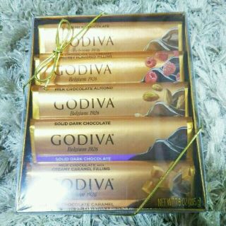 GODIVA ゴディバ チョコレートバー 5本セット アソートメント(菓子/デザート)