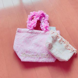 メゾンドフルール(Maison de FLEUR)のポーチ手提げセット(トートバッグ)